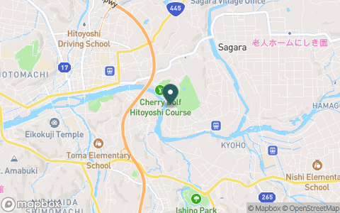 チェリーゴルフ人吉コースの地図