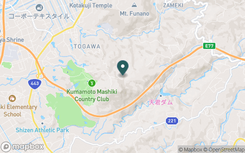 チサンカントリークラブ御船【ＰＧＭ】の地図