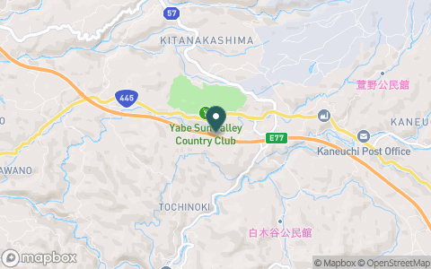 矢部サンバレーカントリークラブの地図