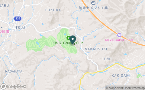 臼杵カントリークラブの地図