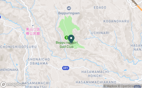 別府の森ゴルフ倶楽部【アコーディア・ゴルフ】の地図