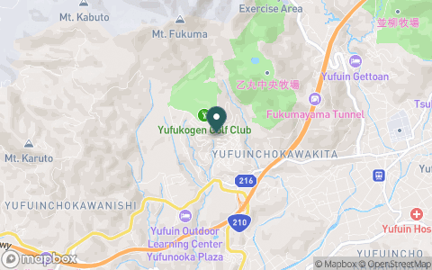 湯布高原ゴルフクラブの地図
