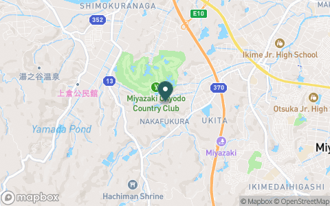 宮崎大淀カントリークラブの地図