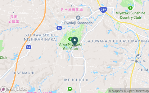 愛和宮崎ゴルフクラブの地図