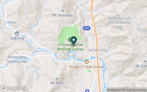 日南北郷カントリークラブの地図
