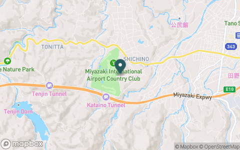宮崎国際空港カントリークラブの地図