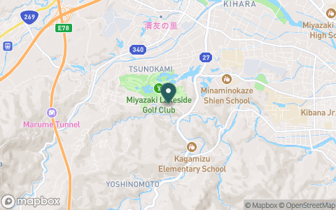 宮崎レイクサイドゴルフ倶楽部の地図