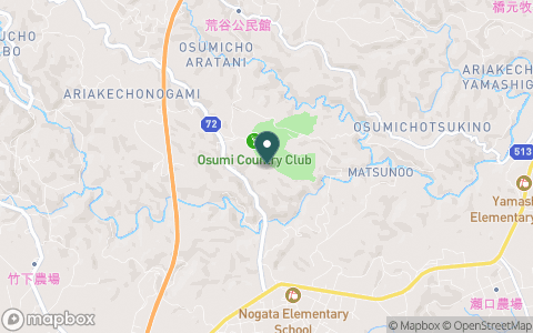 大隅カントリークラブの地図