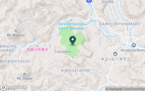 鹿児島高牧カントリークラブの地図