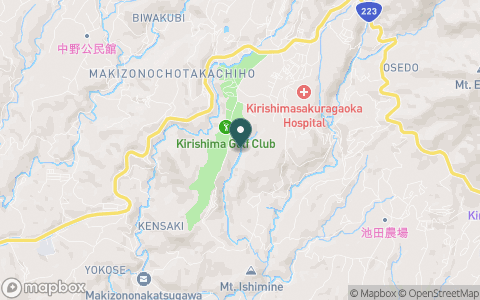 霧島ゴルフクラブの地図
