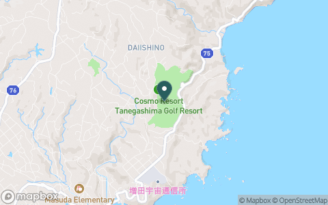 コスモリゾート種子島ゴルフクラブの地図
