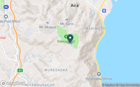 島津ゴルフ倶楽部の地図