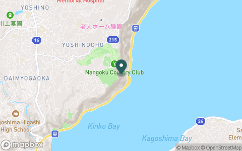 南国カンツリークラブの地図