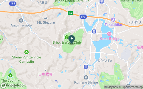 ブリック＆ウッドクラブの地図