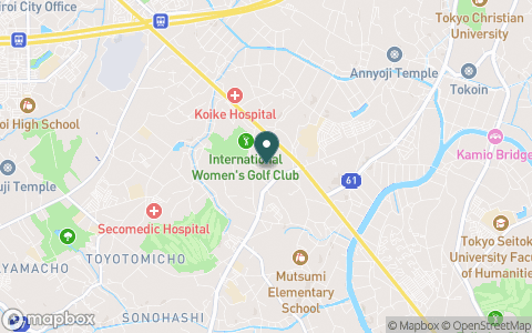 国際レディースゴルフ倶楽部の地図