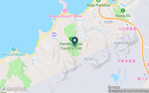 かねひで喜瀬カントリークラブの地図