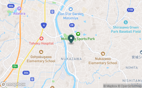 北郡山カントリークラブの地図