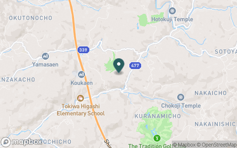 岡崎高原カントリークラブの地図