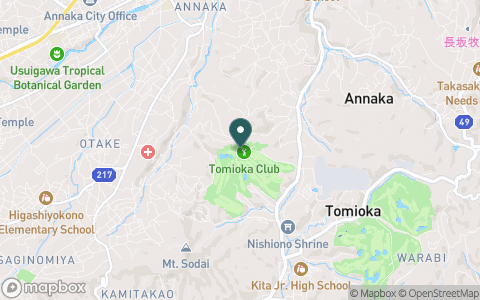 【レッスン】マックスゴルフアカデミー（群馬）の地図