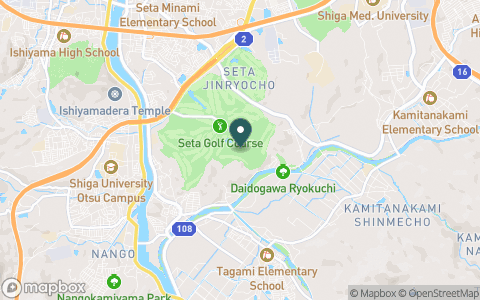 瀬田ゴルフコース　北コースの地図