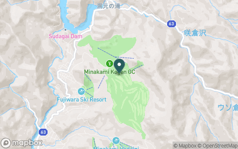 水上高原ゴルフコース　スカイ・フォレストコースの地図