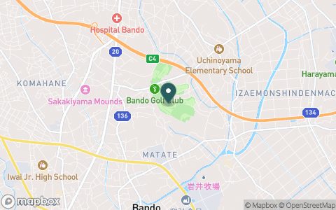 【レッスン】坂東ゴルフアカデミーの地図
