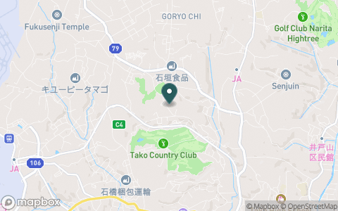 ダイナミックゴルフ成田の地図