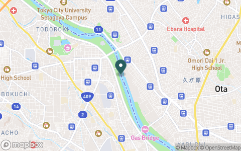 多摩川ゴルフ倶楽部の地図