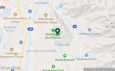 大信ゴルフショートコースの地図