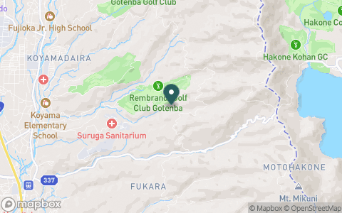 レンブラントゴルフ倶楽部御殿場の地図