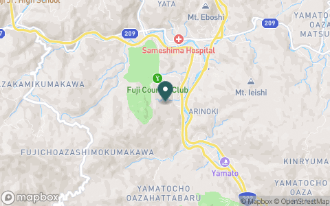 フジカントリークラブ　南コースの地図