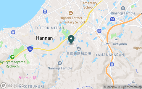 阪南ゴルフクラブ（９Ｈ　Ｐａｒ６６）の地図