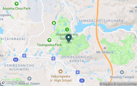 神戸カントリー倶楽部 神戸コースの地図
