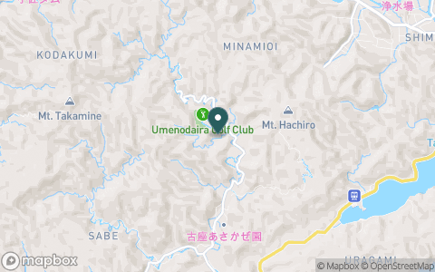 梅の平ゴルフクラブの地図