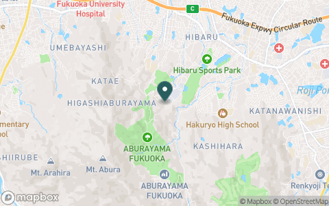 ララヒルズ油山（旧：油山ゴルフクラブ）の地図