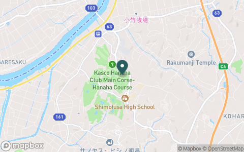 キャスコ花葉ＣＬＵＢ 本コース・花葉コースの地図