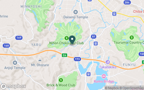 日本長江ゴルフクラブの地図