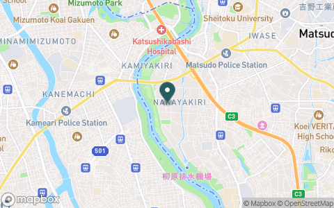 江戸川ラインゴルフ松戸コースの地図