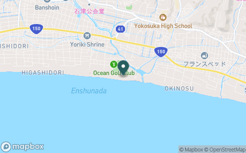 オーシャンゴルフクラブの地図