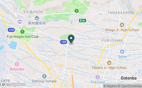 高嶺の森のゴルフクラブの地図