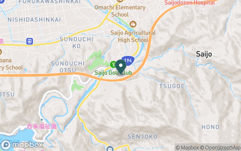 西条ゴルフ倶楽部の地図