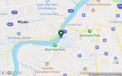 筑後川リバーサイド　豆津ゴルフ場の地図