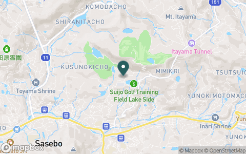 つくもゴルフコースの地図