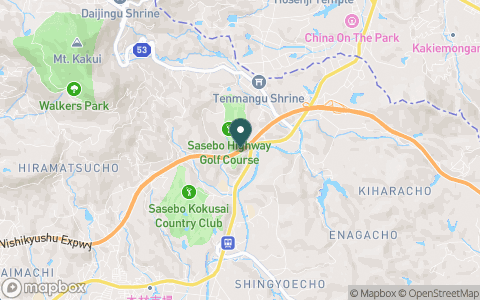 佐世保ハイウェイゴルフコースの地図