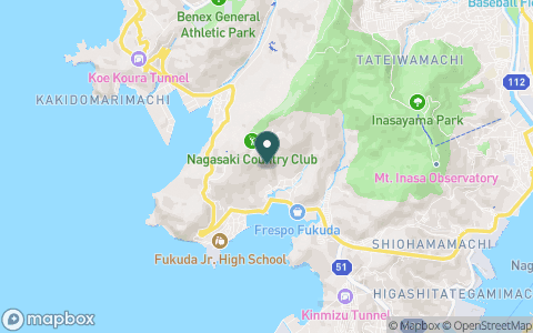 長崎カンツリー倶楽部の地図