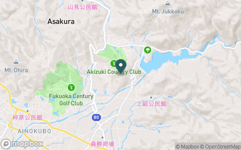 秋月カントリークラブの地図