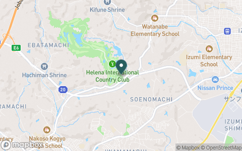 ヘレナ国際カントリー倶楽部の地図