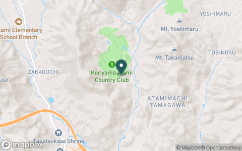 郡山熱海カントリークラブの地図