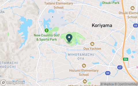 郡山ゴルフ倶楽部の地図