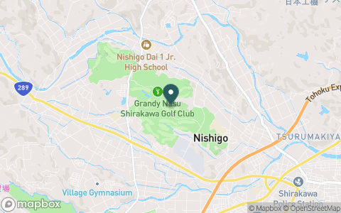 グランディ那須白河ゴルフクラブの地図